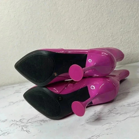 INC Womens Ibrina Faux Leather
Pointed Toe Ankle Boots Pink Size 5 - Picture 8 of 12